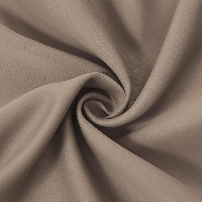 Cappuccino Blackout Curtains 38 x 54 Inch Length/Set of 2 Curtain - Image 5