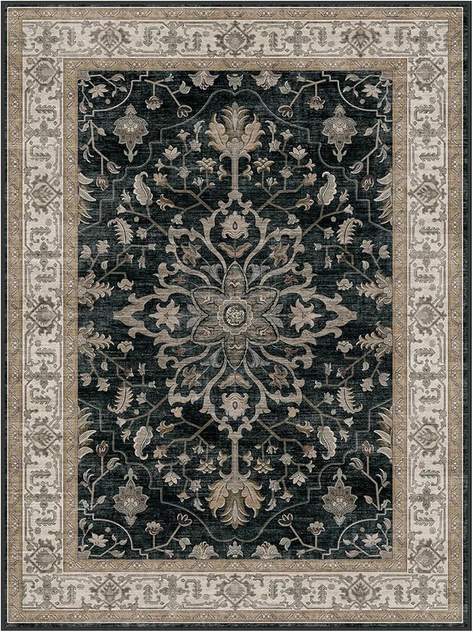 RELEANY Washable Area Rug, Large 10'x12', Water Repellent, Pet Friendly - Image 9
