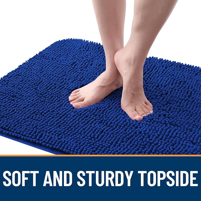 OLANLY Dog Door Mat for Muddy Paws 34x21, Super Absorbent Chenille Mud Mat | - Image 4