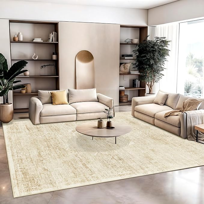 Washable Area Rug 9x12, Large Soft Rugs - Image 9