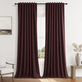 Guken 100% Blackout Curtains 84 Inch Length 2 Panels Set by Guken