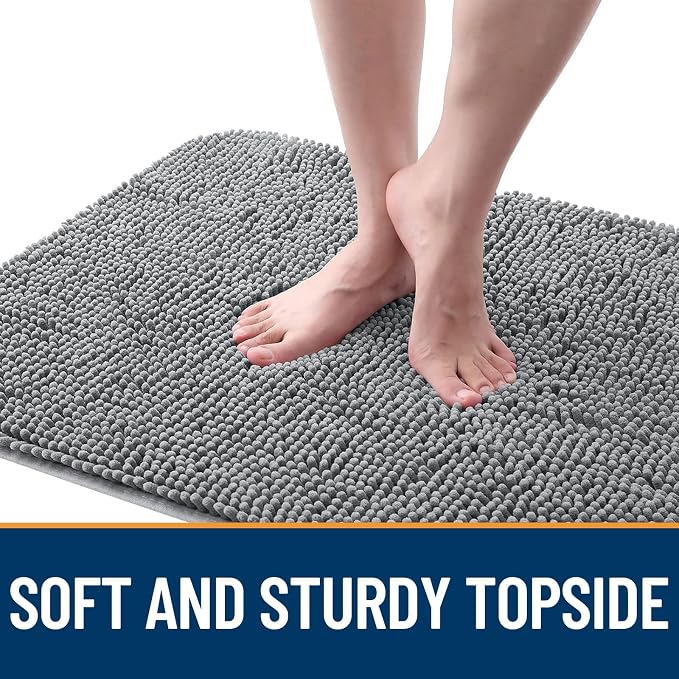 OLANLY Dog Door Mat for Muddy Paws 70x24, Super Absorbent Chenille Mud Mat | - Image 4