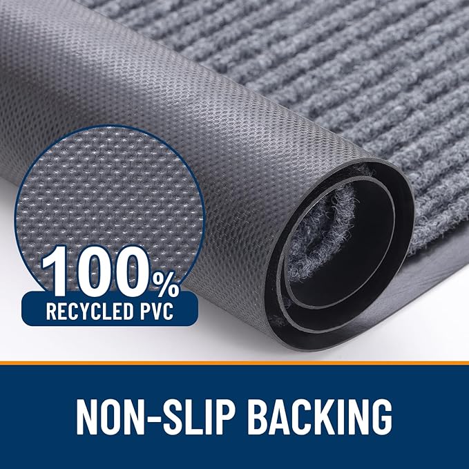 OLANLY Front Door Mat 59x20, Waterproof Heavy-Duty Indoor Outdoor Doormat | - Image 3