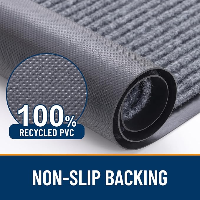 OLANLY Front Door Mat 47x32, Waterproof Heavy-Duty Indoor Outdoor Doormat | - Image 3