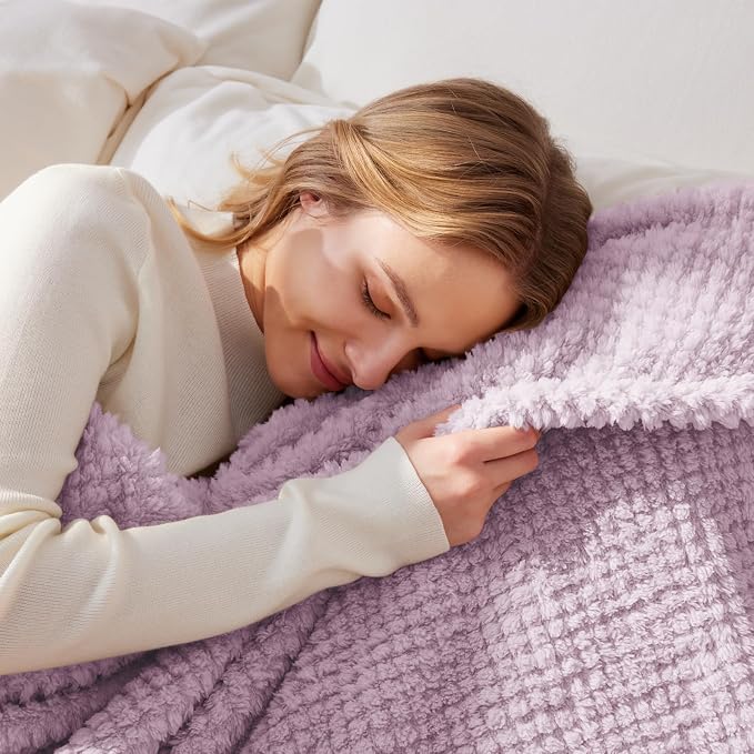 Whale Flotilla King Size Fuzzy Fleece Blanket - Image 2