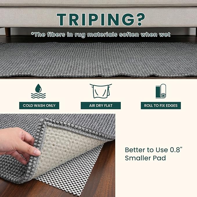 KOZYFLY 3x14 Runners Rugs for Hallway, Long Washable Runner Rug, Non Slip - Image 7