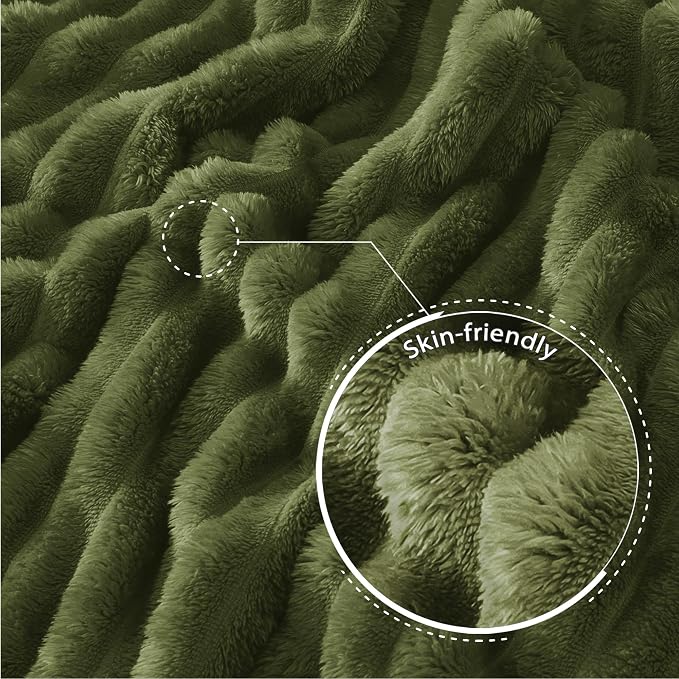 Exclusivo Mezcla Striped Twin Size Fleece Blanket - Image 5
