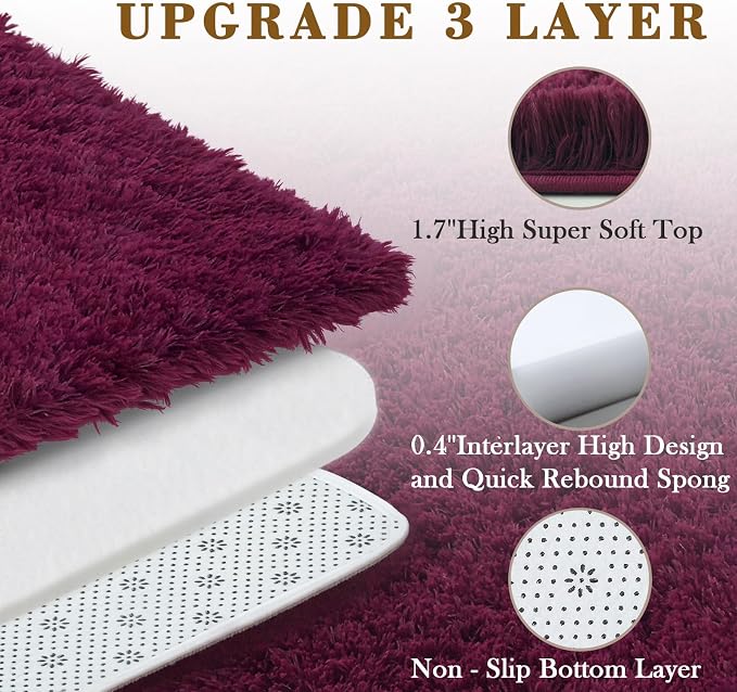 8x10 Area Rugs for Living Room Bedroom, Large Area Rug Shaggy Carpet Soft Plush - Image 5