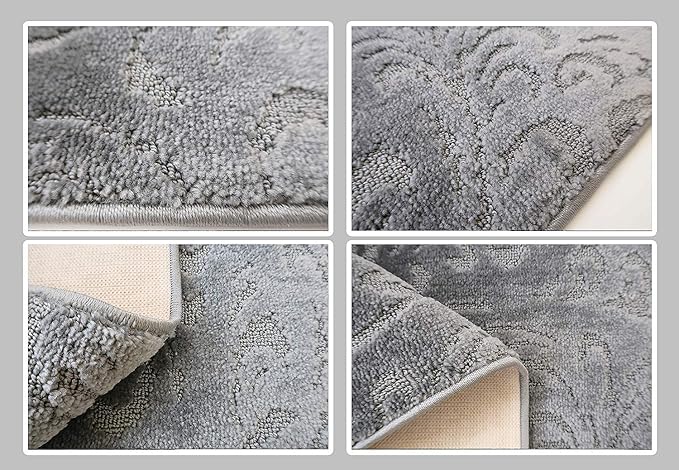34 Ft Gray Extra Long Hallway Runner Rug, Non Slip Washable, Entryway | 2'2" x - Image 5