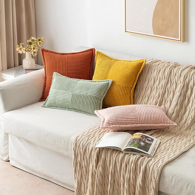 MIULEE Rust Decorative Throw Pillow Covers - Image 7