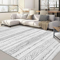 Nakagishi Area Rug Living Room Rugs: 12X15 Machine Washable Boho Large Neutral by NakagishiAreaRug