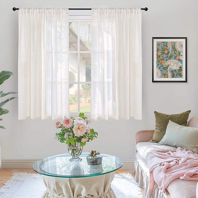 BGment 48 Inch Length Short Curtains - Image 2