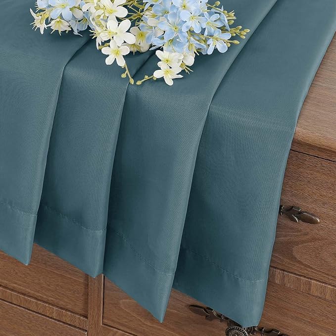 Window Sheer Curtains 54 inch Length, Soft Airy Light Filtering Sheer Curtain 2 - Image 8