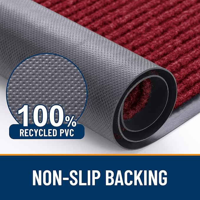 OLANLY Front Door Mat 33x21, Waterproof Heavy-Duty Indoor Outdoor Doormat | - Image 3