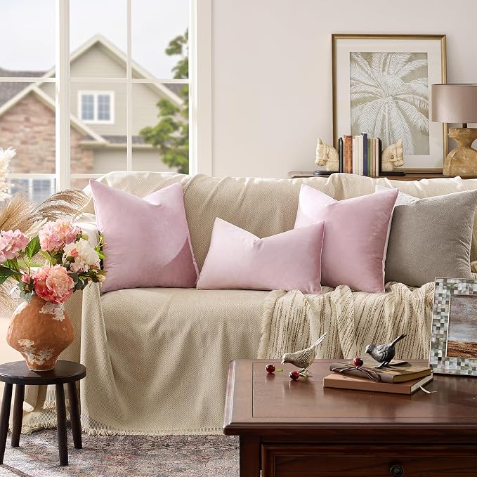 GIGIZAZA Decorative Small Lumbar Pillow Covers, Sofa Throw 12x20 Pillow Covers - Image 2