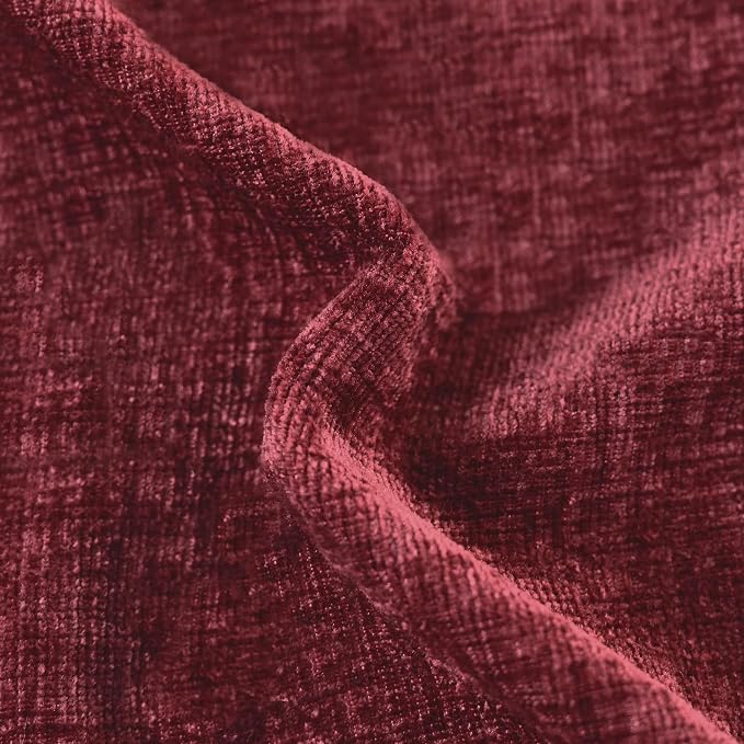 CaliTime Decorative Couch Throw Pillow Covers 26 X 26 Inches Burgundy | Pack of - Image 2