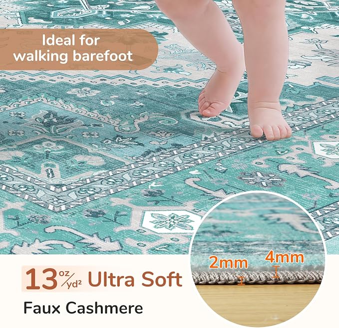 OPPODREAM Soft Area Rugs 3x5, Washable Rugs - Image 2
