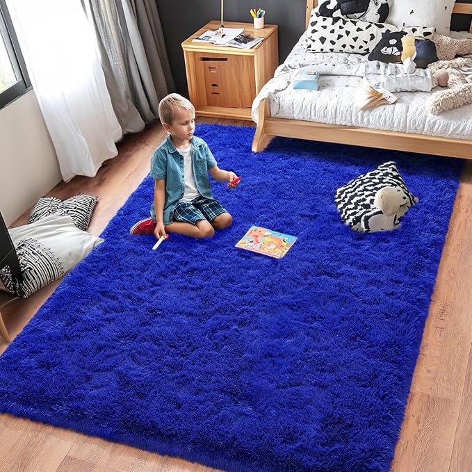Rugs for Living Room 8x10, Soft Shaggy Modern Shag Area Rug for Bedroom - Image 7