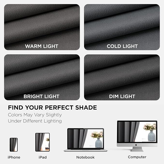 Joydeco Blackout Curtains 90 Inch Length 2 Panels Set, Thermal Insulated Long - Image 7