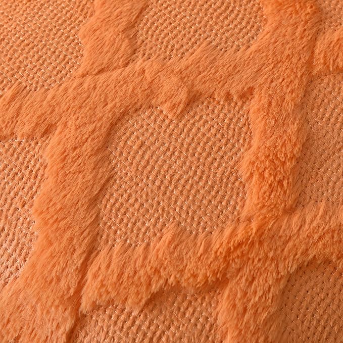 Set of 2 Soft Moroccan Throw Pillow Covers 18x18 Inch Plush Boho Decorative - Image 3
