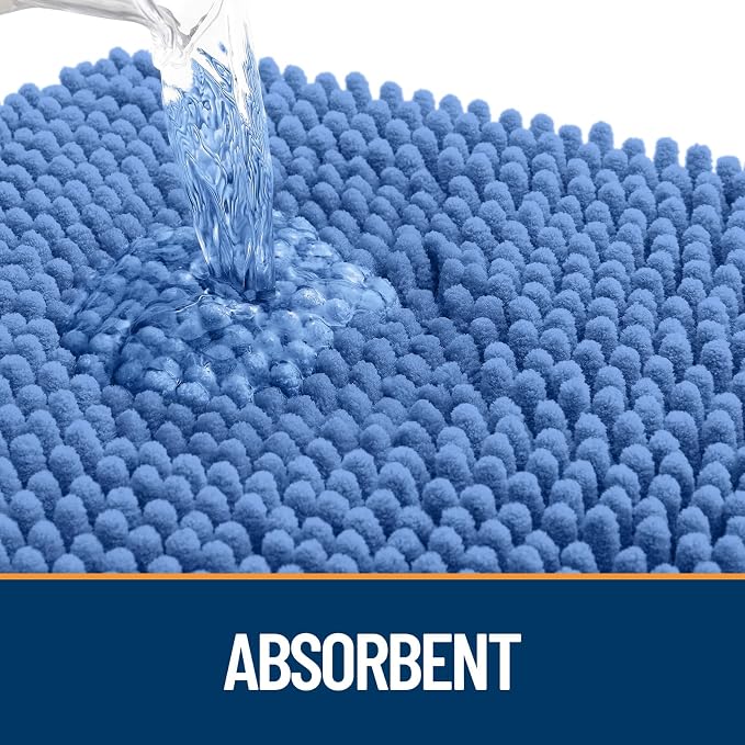 OLANLY Dog Door Mat for Muddy Paws 70x32, Super Absorbent Chenille Mud Mat | - Image 3
