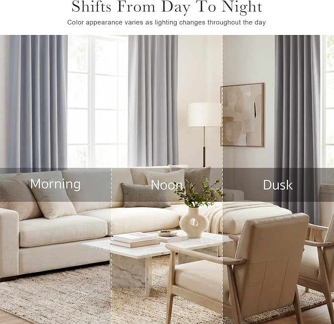 PONY DANCE Blackout Curtains 84 inch Length 2 Panels Set - Image 7