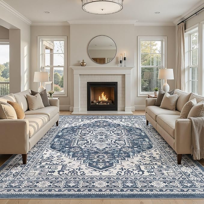 UERMEI 10x14 Area Rug for Living Room - Image 9
