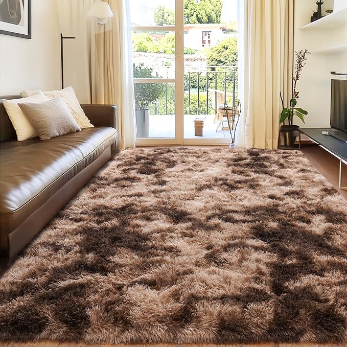 Rugs for Living Room 6x9, Soft Shaggy Modern Shag Area Rug for Bedroom - Image 6