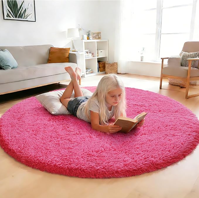 yulidayang Fluffy Round Area Rugs - Image 5