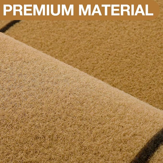 OLANLY Half Circle Front Door Mat, Low Profile Doormat, Stain and Fade Resistant - Image 5