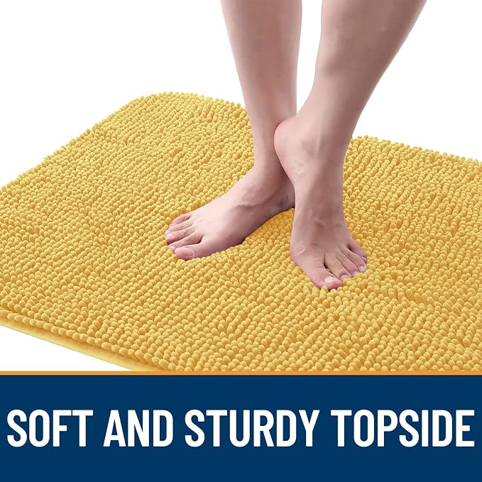 OLANLY Dog Door Mat for Muddy Paws 70x32, Super Absorbent Chenille Mud Mat | - Image 4