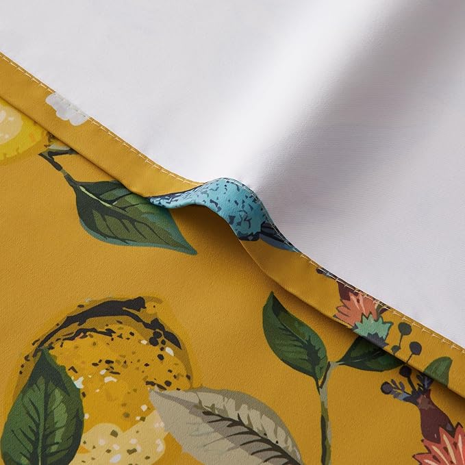 Topfinel Mustard Yellow Blackout Valances Curtains 18 Inches Long Farmhouse - Image 5