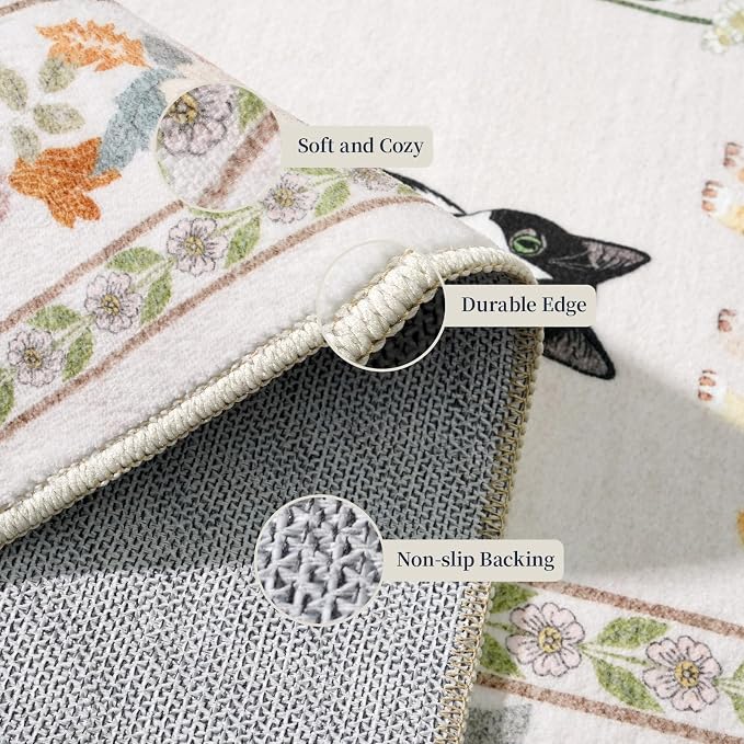 2x10 Washable Hallway Runner Rug - Image 3