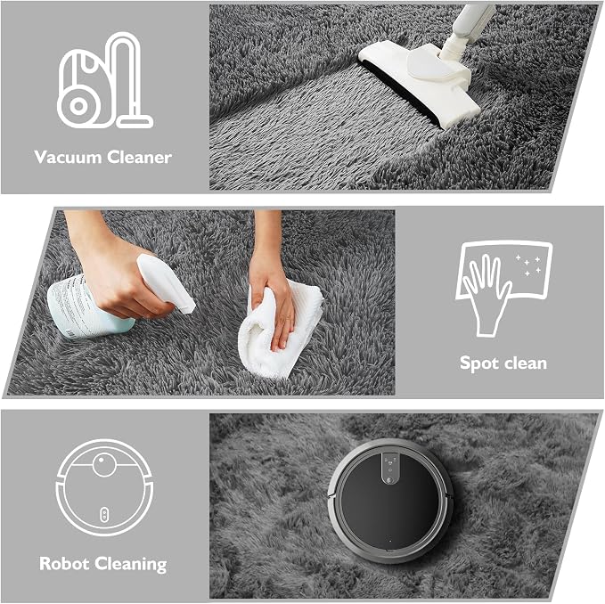 Ultra Soft Fluffy Area Rugs for Bedroom Living Room 10x14, Nursery Rug - Image 4