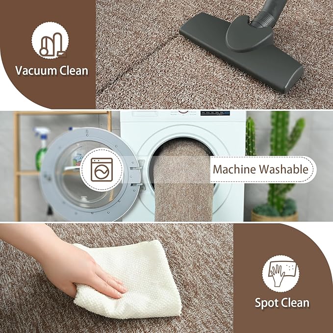 AROGAN Washable 4×6 Bedroom Rug, Modern Area Rugs - Image 4