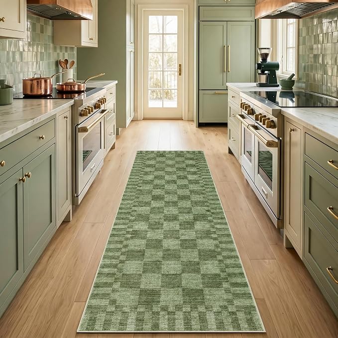 GarveeHome Checkered Washable 2x3 Rug Small Area Rugs Non-Slip - Image 4
