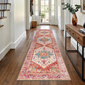 Yamaziot Washable Runner Rug, 2x8 Non-Slip Boho Vintage Hallway Rug Runner by Yamaziot