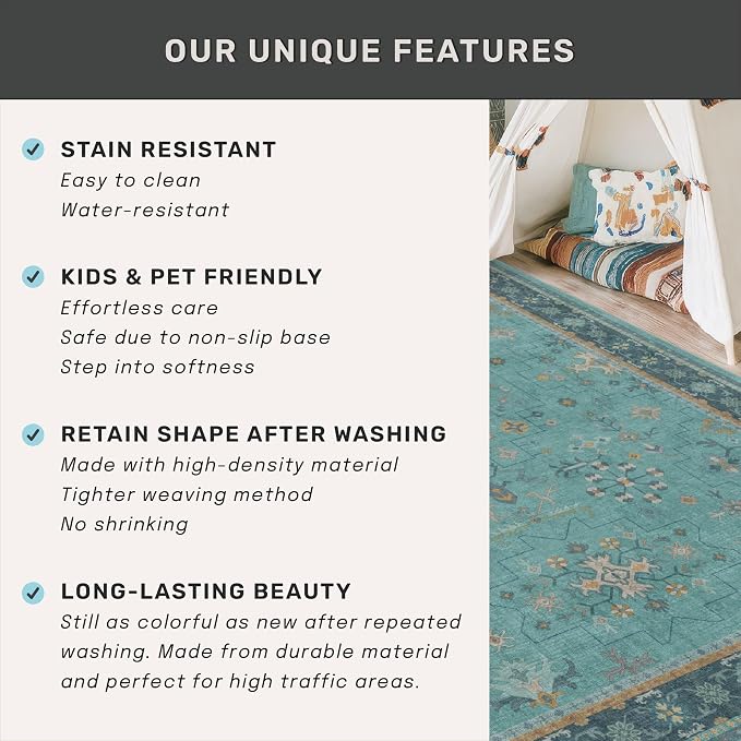 Boho 2x10 Extra Long Runner Rugs - Image 5