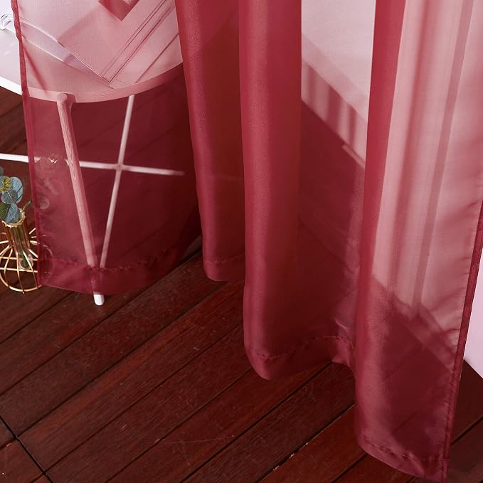 NICETOWN Ring Top Sheer Curtains - Image 6