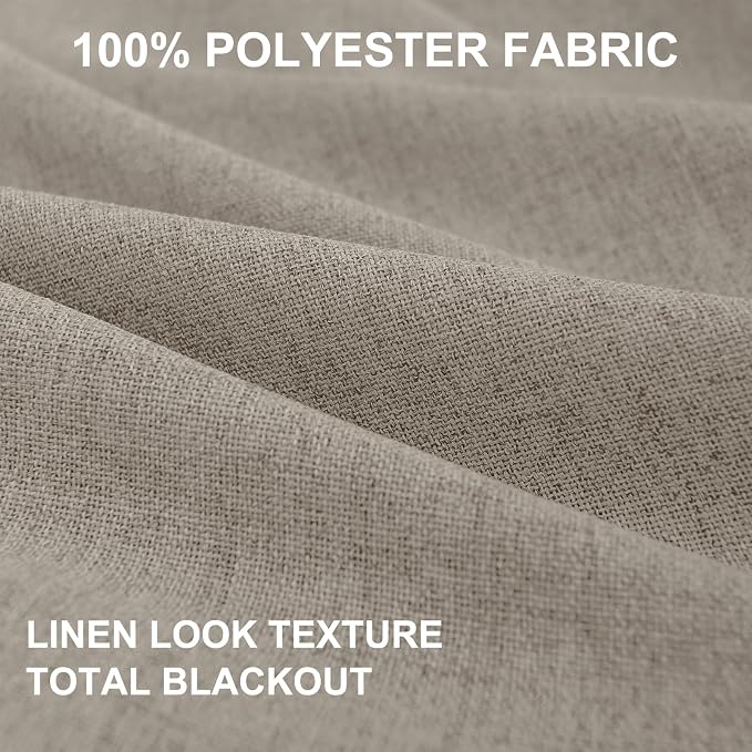 100% Blackout Shield Polyester Blackout Curtains - Image 8