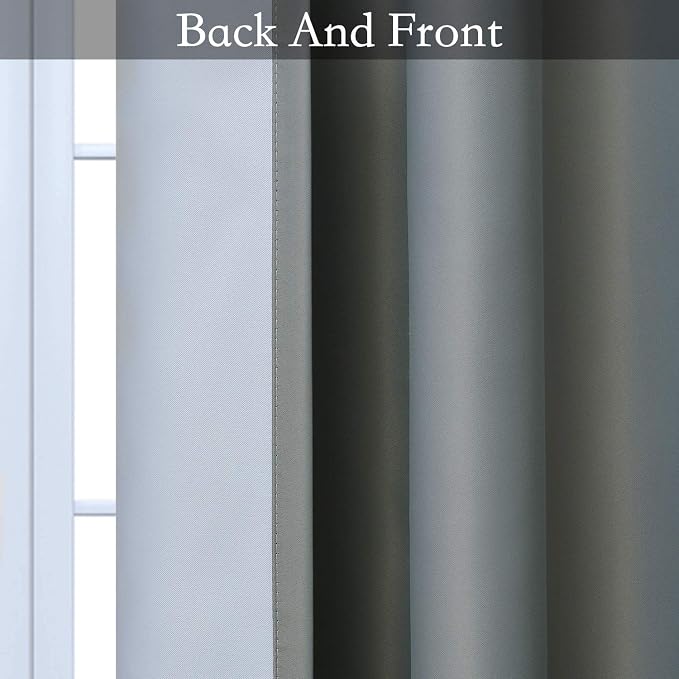 SimpleHome Ombre Curtains 52 x 63 Inch - Image 3