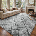 5x7 Ft Large Shag Rugs for Bedroom Living Room, Tie Dyed Ultra Soft Fluffy by Cuzwlovita