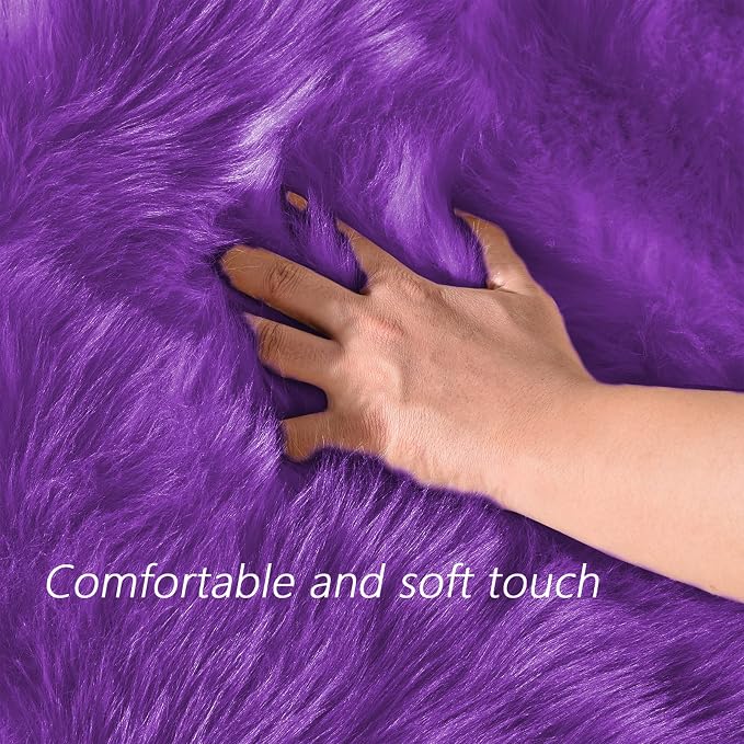 Latepis Purple Round Rug 3ft Circle Rugs - Image 4