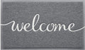 Door Mat, Welcome Mat Low Profile Floor Mat Front Doormat Indoor and Outdoor by BeneathYourFeet