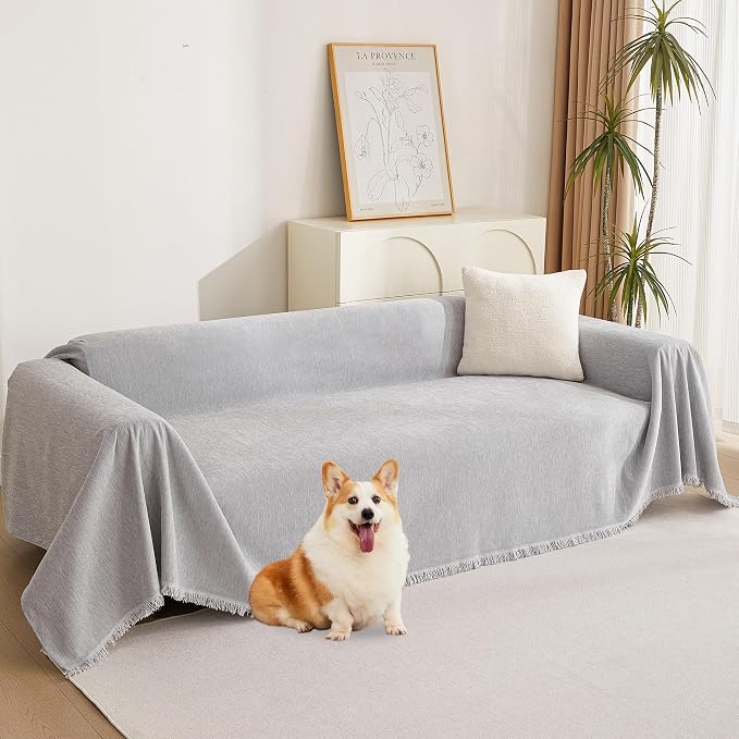 MYSKY HOME Sofa Cover for Dogs Washable for Sofa Boho Couch Cover, Cover for by MYSKYHOME