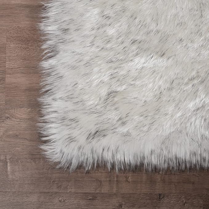 Latepis Large Rug for Living Room Rugs 6.7x10 White - Image 6