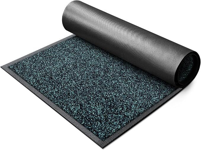 Super Absorbent Front Door Mat, 29.5" x 17", Non-Slip Washable Indoor Doormats by Mibao