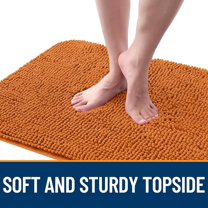 OLANLY Dog Door Mat for Muddy Paws 59x32, Super Absorbent Chenille Mud Mat | - Image 4