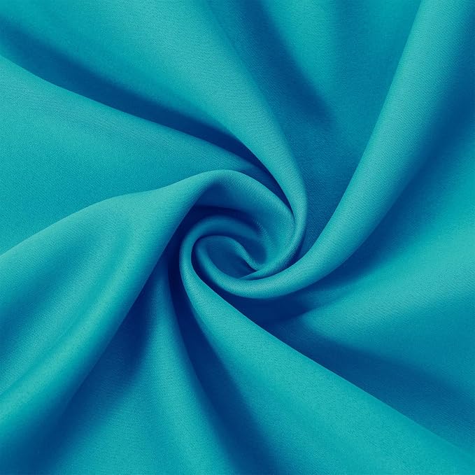 LEMOMO Teal Thermal Blackout Curtains/38 x 84 Inch/Set of 2 Panels Room - Image 5