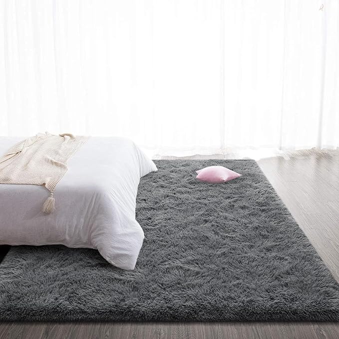 TWINNIS Super Soft Shaggy Rugs Fluffy Carpets, 5x8 Feet, Indoor Modern Plush - Image 5